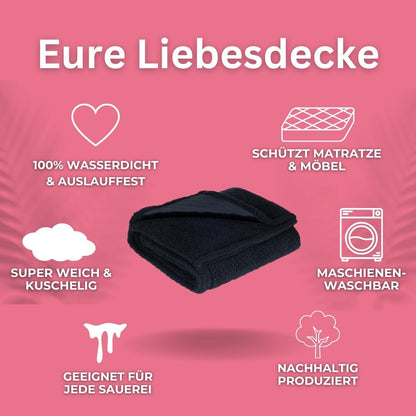 Liebesdecke™ - Die Wasserdichte Kuscheldecke + Pärchen Ebook Bundle